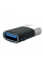 Адаптер XO NB149G USB-micro USB (F/M) Black (XO-NB149G-BK)