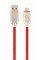 Кабель Cablexpert (CC-USB2R-AMmBM-2M-R) USB 2.0 A - microUSB, преміум, 2м, червоний