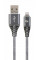 Кабель Cablexpert (CC-USB2B-AMLM-2M-WB2) USB 2.0 A - Lightning, преміум, 2м, сірий