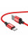 Кабель Hoco X89 Wind USB - USB Type-C, 1 м, Red (6931474784377)