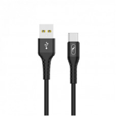 Кабель SkyDolphin S05T TPE Frost Line USB - USB Type-C (M/M), 1 м, Black (USB-000551)