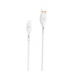 Кабель SkyDolphin S22V Soft Silicone USB - micro USB (M/M), 1 м, White (USB-000605)