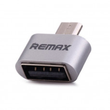 Адаптер Remax RA-OTG microUSB-USB Silver (6954851289777)