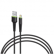 Кабель Intaleo CBFLEXL1 USB - Lightning (M/M), 1.2 м, Black (1283126577673)