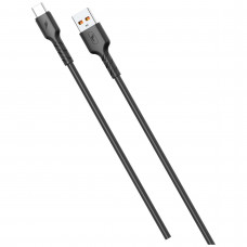 Кабель SkyDolphin S07T TPE High Elastic Line USB - USB Type-C (M/M), 1 м, Black (SDUSB-000596)