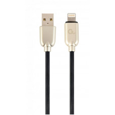 Кабель Cablexpert (CC-USB2R-AMLM-2M) USB 2.0 - Lightning, преміум, 2м, чорний