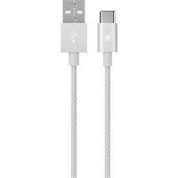 Кабель Ttec AlumiCable USB - USB Type-C (M/M), 1.2 м, Silver (2DK18G)