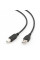 Кабель Cablexpert (CCBP-USB2-AMBM-6), USB - USB, 1.8м, преміум, Black