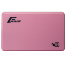 Зовнішня кишеня Frime SATA HDD/SSD 2.5", USB 2.0, Plastic, Pink (FHE12.25U20)