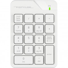 Клавіатура цифрова A4Tech Fstyler FGK21C White