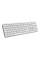 Клавiатура бездротова Logitech MX Keys S for Mac Pale Grey (920-011638)