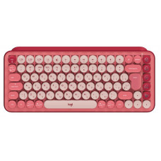 Клавiатура бездротова Logitech Pop Wireless Heartbreaker Rose (920-010718)