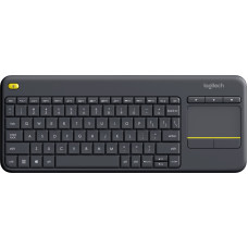 Клавіатура бездротова Logitech K400 Plus Black (920-007145)