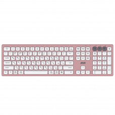 Клавіатура бездротова 2E KS270 WL/BT EN/UKR Pink/White (2E-KS270WBPN_UA)