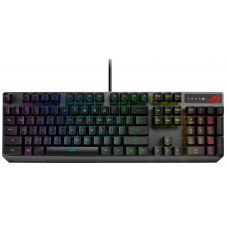 Клавiатура Asus ROG Strix Scope LED 104key RX Red USB UKR Black (90MP0240-BKMA00)