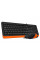 Комплект (клавіатура, миша) A4Tech F1010 Black/Orange USB