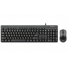 Комплект (клавіатура, мишка) REAL-EL Standard 503 Kit Black USB