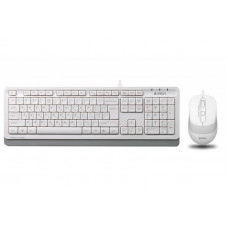 Комплект (клавіатура, мишка) A4Tech F1010 White USB