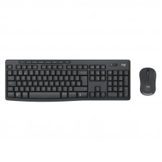 Комплект (клавіатура, мишка) бездротовий Logitech MK370 Black USB (L920-012077)