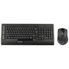 Комплект (клавіатура, мишка) бездротовий A4Tech 9300F Black USB