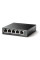 Комутатор TP-Link TL-SF1005LP (1хFE, 4xFE PoE+, max PoE 41W)