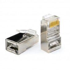 Конектор RJ45 Atcom (10698) екран 100 шт/уп