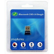 Bluetooth-адаптер USB - Bluetooth 4.0 HQ-Tech BT4-S1, Extra Slim, Qualcomm, блістер