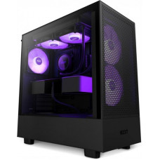 Корпус NZXT H5 Flow RGB Black (CC-H51FB-R1) без БЖ