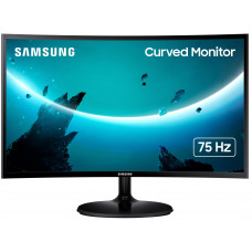 Монiтор Samsung 24" LS24C360 (LS24C360EAIXCI) Curved VA Black