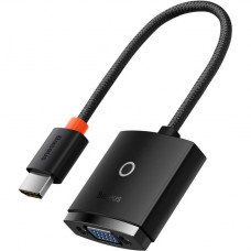 Адаптер Baseus Lite Series HDMI - VGA (M/F), 0.2 м, Black (WKQX010001)