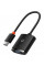 Адаптер Baseus Lite Series HDMI - VGA (M/F), 0.2 м, Black (WKQX010001)