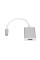 Кабель Atcom HDMI - USB Type-C (F/M), 0.1 м, White (13888)