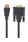 Кабель Cablexpert HDMI - DVI (M/M), 0.5 м, Black (CC-HDMI-DVI-0.5M)