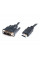 Кабель REAL-EL HDMI - DVI (M/M), 1.8 м, Black (EL123500013)