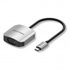 Перехідник Vention VGA - USB Type-C (F/M), 0.15 м (TDFHB)