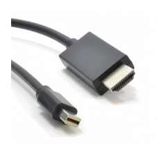 Кабель Voltronic mini DisplayPort - HDMI (M/M), 3 м, чорний (YT-mnDP(M)/HDMI(M)-3m/10317)