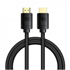 Кабель Baseus High Definition HDMI - HDMI V 2.1, (M/M), 1.5 м, Black (WKGQ040101)