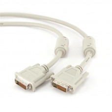 Кабель Cablexpert DVI - DVI (MM), Dual link 24/24, 3 м, білий (CC-DVI2-10)