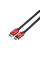 Кабель Atcom HDMI - HDMI V 2.0 (M/M), 3 м, Black/Red (24943)
