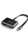 Адаптер Ugreen CM303 HDMI+VGA - USB Type-C (F/M), Black (70549)