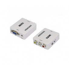 Адаптер Voltronic VGA - 3хRCA, (M/M), White (YT-CM-VGA/AV/09388)