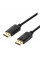 Кабель Prologix DisplayPort - DisplayPort V 1.2 (M/M), 1.8 м, Black (PR-DP-DP-P-03-30-18m)