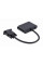 Адаптер Cablexpert VGA - HDMI+VGA (M/F), 0.15 м, Black (A-VGA-HDMI-02)