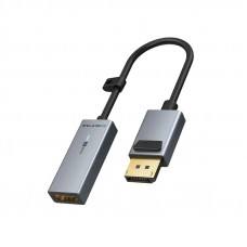 Адаптер Сabletime DisplayPort - HDMI (M/F), 0.2 м, Gray (CP20A)
