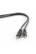 Аудіо-кабель Cablexpert 3.5 мм - 3.5 мм (M/M), 2 м, Black (CCA-404-2M)