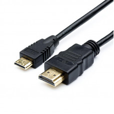 Кабель Atcom HDMI - mini-HDMI (M/M), 1 м, Black (6153) Blister