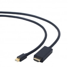 Кабель Cablexpert mini Displayport - HDMI V 1.2 (М/М), 1.8 м, чорний (CC-mDP-HDMI-6) пакет