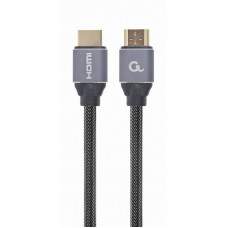 Кабель Cablexpert HDMI - HDMI V 2.0 (M/M), 1 м, чорний/сірий (CCBP-HDMI-1M) коробка