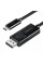 Кабель Choetech DisplayPort - USB Type-C (M/M), 1.8 м, Black (XCP-1803-BK)