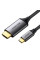 Кабель Ugreen MM142 HDMI - USB Type-C, 1.5 м, Black (50570)